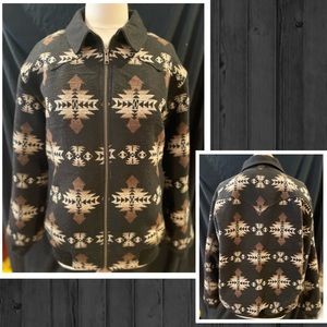 Black Aztec Panhandle Powder River Outfitters Western Jacket